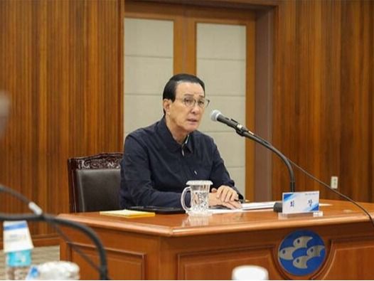 ▲ 노동진 수협중앙회 회장이 6월 20일 여름철 자연재해 대비 특별점검 회의에서 발언하고 있다. 사진=수협중앙회