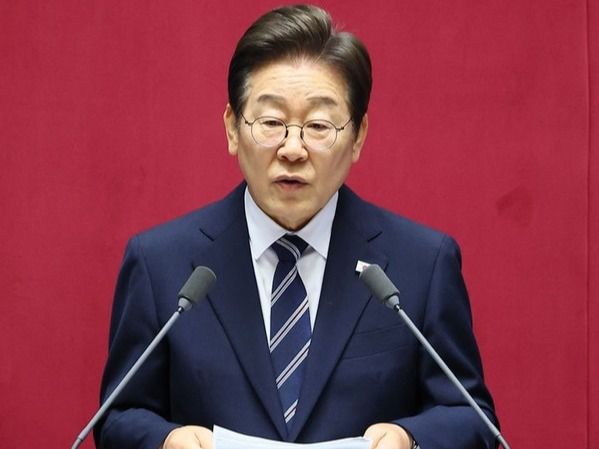 ▲ 이재명 대통령이 26일 여의도 국회 본회의장에서 추가경정예산안(추경) 시정연설을 하고 있다. 사진=뉴시스