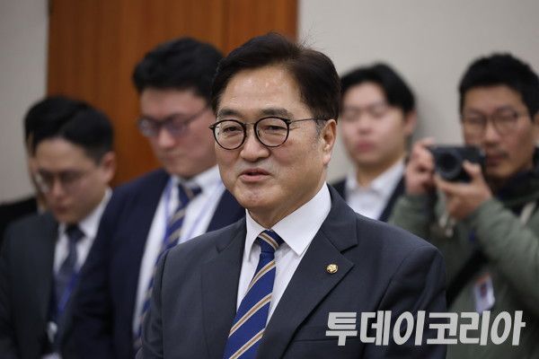 ▲ 우원식 국회의장이 지난 1월 21일 국회 환노위 전체회의를 찾아 발언하고 있다. 사진=투데이코리아