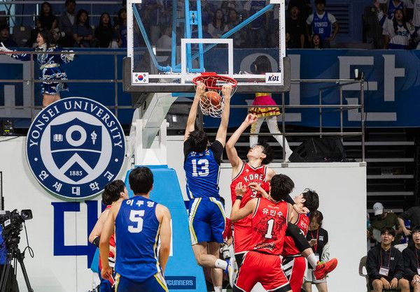 ▲ 지난해 열린 연고전 농구 경기 현장. 사진=고려대