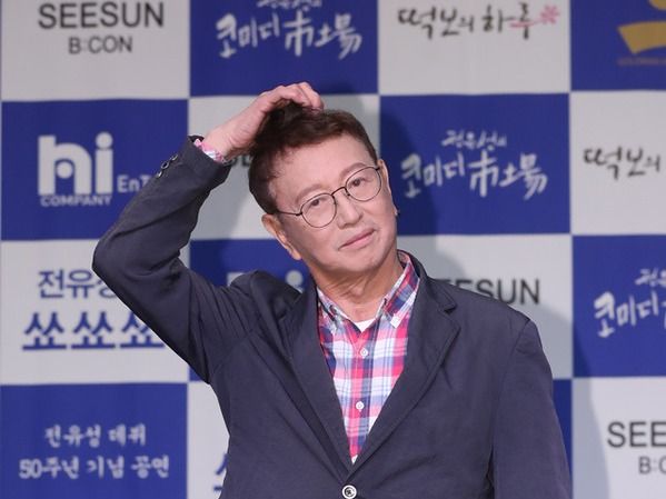 ▲ 개그맨 전유성. 사진=뉴시스