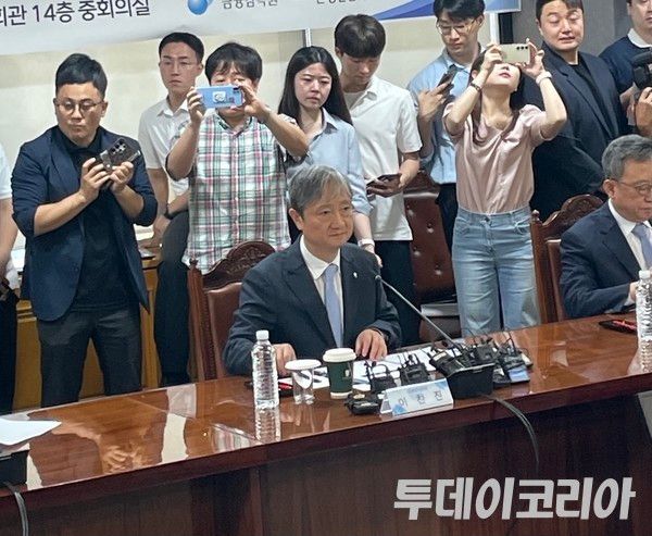 ▲ 이찬진 금융감독원장이 지난 8월 28일 서울 중구 은행연합회에서 열린 은행장 간담회에서 모두발언을 진행하고 있다. 사진=투데이코리아