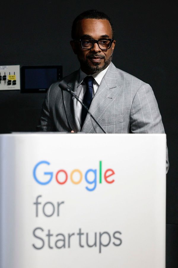 ▲ 크리스 터너 구글 대외협력 정책 지식 및 정보 부문 부사장이 9일 서울 강남구 구글 스타트업 캠퍼스에서 열린 구글 지도 기자간담회에 참석하고 있다. 사진=뉴시스