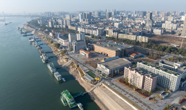 ▲ 중국 후베이성 중부 징저우에 위치한 샤시 선착장 전경. 사진=뉴시스