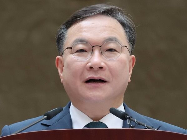 ▲ 박영재 대법관이 2024년 8월 2일 서울 서초구 대법원에서 열린 대법관 취임식에서 취임사를 하고 있다. 사진=뉴시스