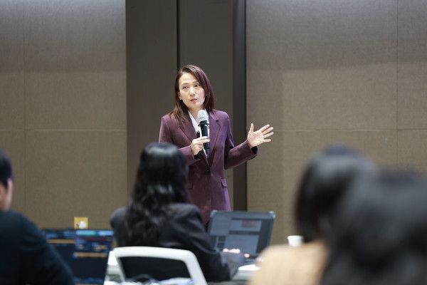 ▲ 이수형 한국은행 금융통화위원이 17일 오전 서울시 중구 한국은행에서 열린 기자간담회에서 발언하고 있다. 사진=한국은행