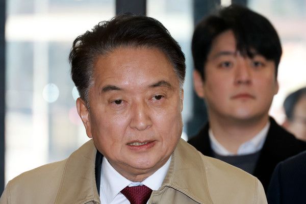 ▲ 김영환 충북도지사가 17일 서울 여의도 국민의힘 당사에서 공천 컷오프 관련 입장을 밝히고 있다. 사진=뉴시스