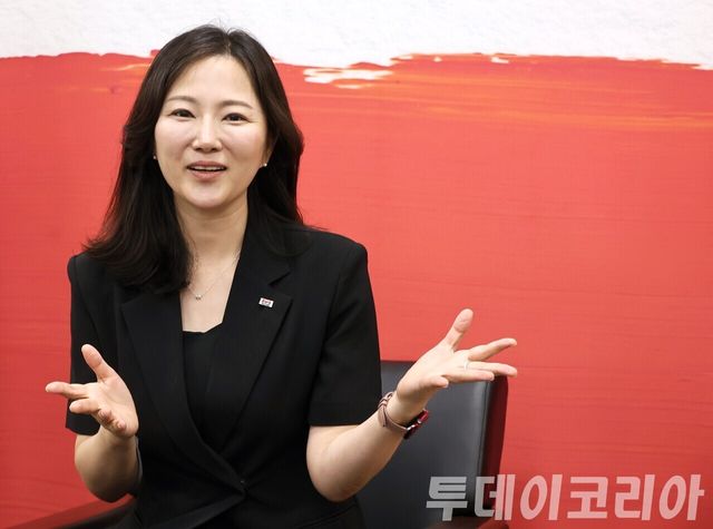 ▲ 윤영희 서울특별시의원이 지난해 투데이코리아와 인터뷰를 진행하고 있다. 사진=투데이코리아