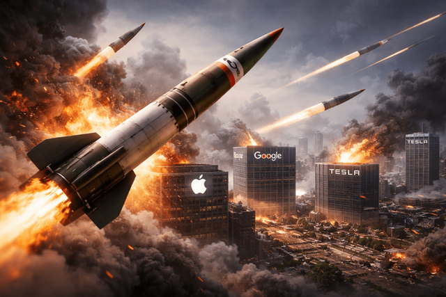 ▲ 이란 이슬람혁명수비대(IRGC)가 미국과 이스라엘의 이란 지도부 암살에 대한 보복으로 역내 미국 기업들을 직접 겨냥하겠다고 경고했다. 이미지=챗GPT