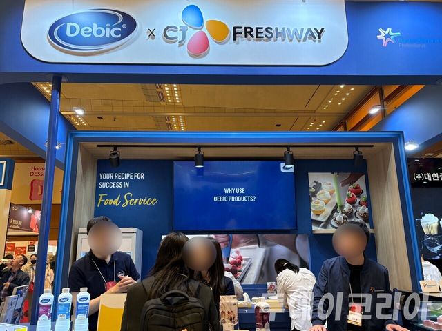 ▲ 베이커리페어에 마련된 CJ프레시웨이 부스. 사진=투데이코리아