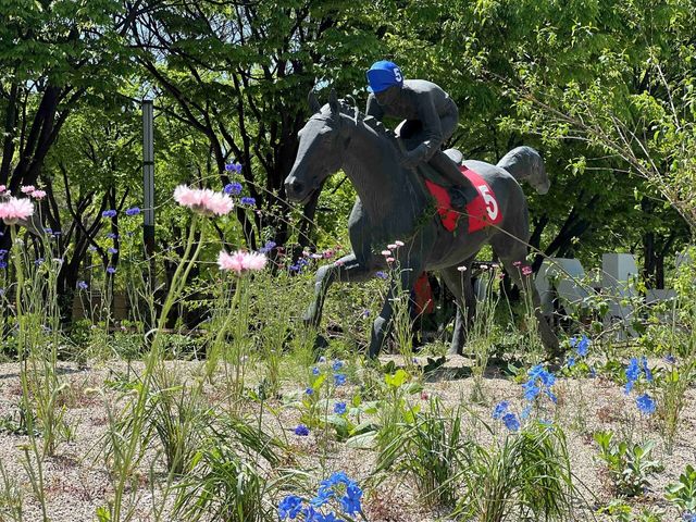 ▲ 2026 서울국제정원박람회’에 마련된 ‘마(馬)중정원-숲의 출발선’의 모습. 사진=한국마사회