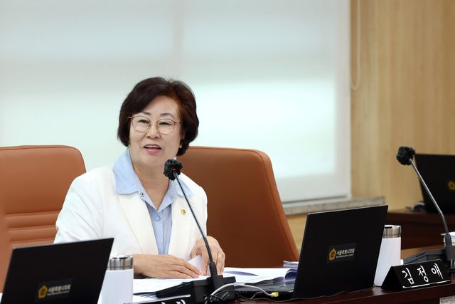 ▲ 김정애 서울특별시의원. 사진=서울특별시의회