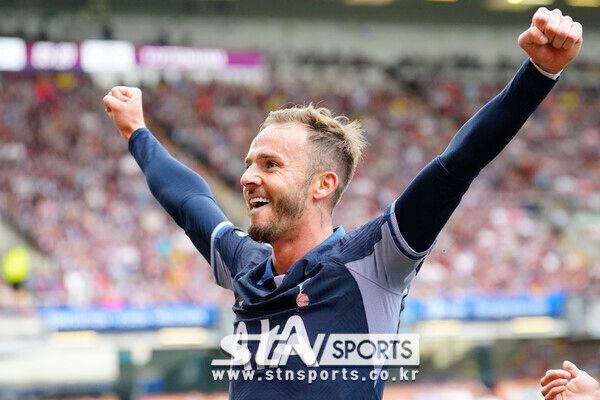 토트넘 홋스퍼 공격형 미드필더 제임스 매디슨. 사진┃뉴시스/AP