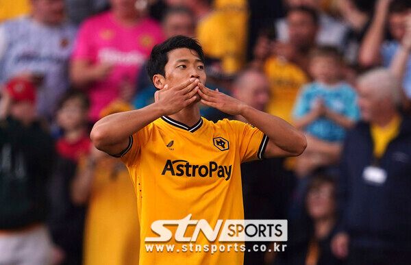 울버햄턴 원더러스 공격수 황희찬. 사진┃뉴시스/AP