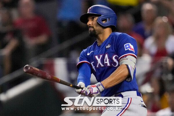 텍사스 레인저스 마커스 시미언. 사진┃뉴시스/AP