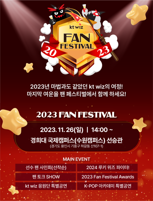 팬 페스티벌을 개최하는 kt 위즈. 사진┃kt 위즈
