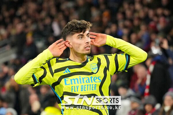 아스널 FC 미드필더 카이 하베르츠. 사진┃뉴시스/AP