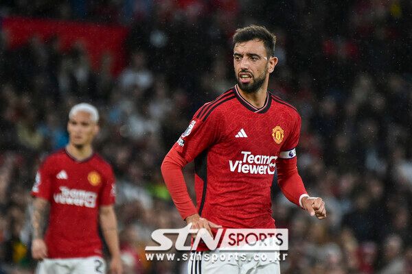 맨체스터 유나이티드 공격형 미드필더 브루누 페르난드스. 사진┃뉴시스/AP