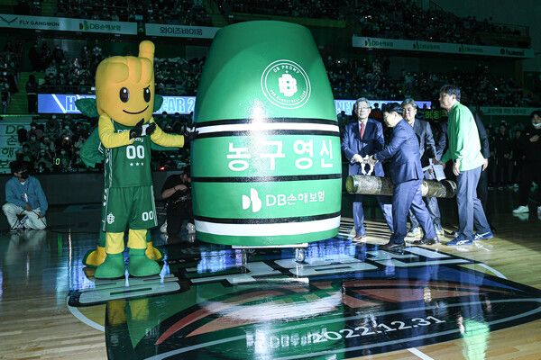 2022~2023시즌 원주에서 열린 '농구영신' 모습. 사진┃KBL