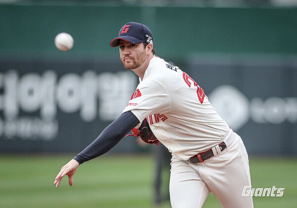 롯데 자이언츠 투수 반즈. 사진┃롯데 자이언츠