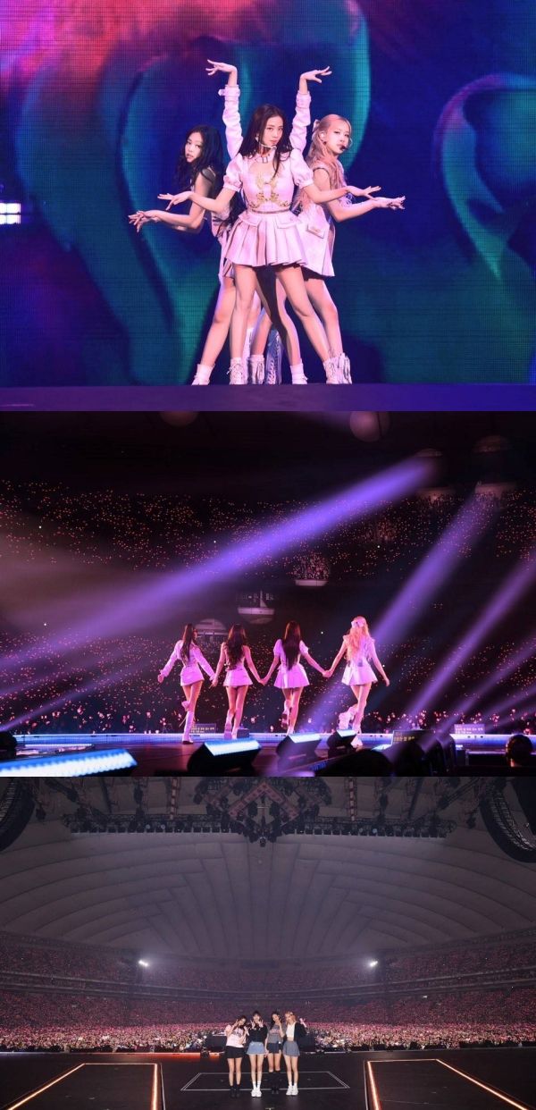 블랙핑크는 지난 8일, 9일 양일간 일본 도쿄돔에서 'BLACKPINK WORLD TOUR [BORN PINK] JAPAN'을 개최했다. 사진┃YG엔터테인먼트
