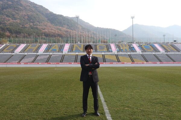 경남FC 박동혁 신임 감독. 사진┃경남FC