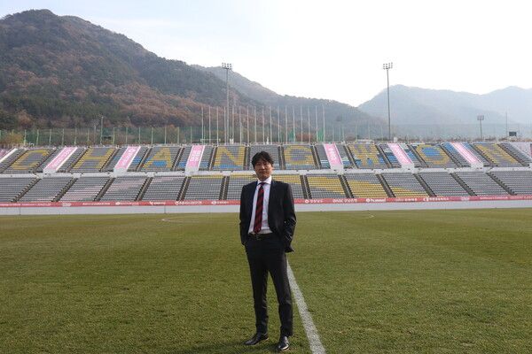 경남FC 박동혁 신임 감독. 사진┃경남FC