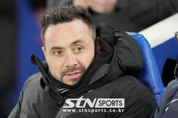 브라이튼 앤 호브 알비온 로베르토 데 제르비 감독. 사진┃뉴시스/AP