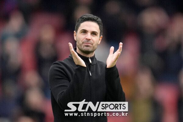 미켈 아르테타 아스널 FC 감독. 사진┃뉴시스/AP