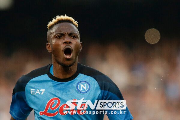 SSC 나폴리 공격수 빅터 오시멘. 사진┃뉴시스/AP