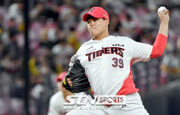 KIA 타이거즈 좌완투수 최지민. 사진┃뉴시스