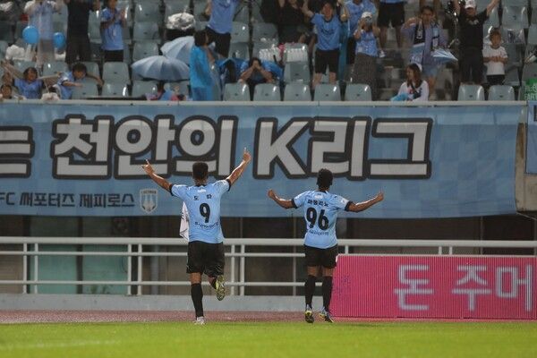 K리그2 천안시티FC 브라질 출신 공격수 파울리뇨. 사진┃천안시티FC