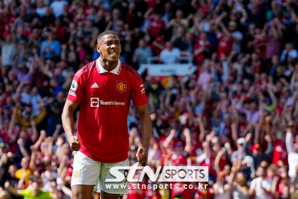 맨체스터 유나이티드 공격수 앙토니 마샬. 사진┃뉴시스/AP