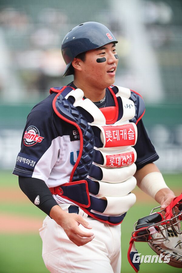 롯데 자이언츠 포수 손성빈. 사진┃롯데 자이언츠