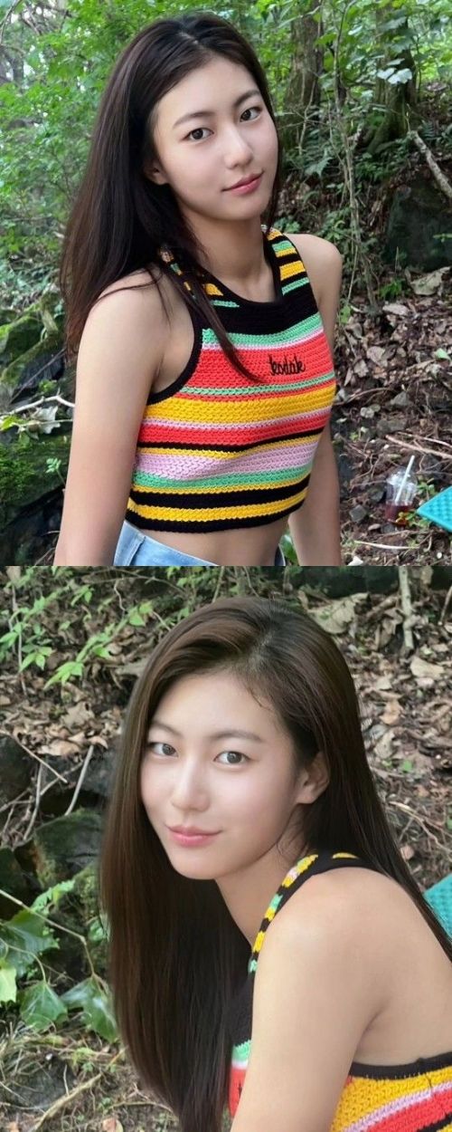 축구선수 송종국 딸 송지아. 사진┃박연수 SNS