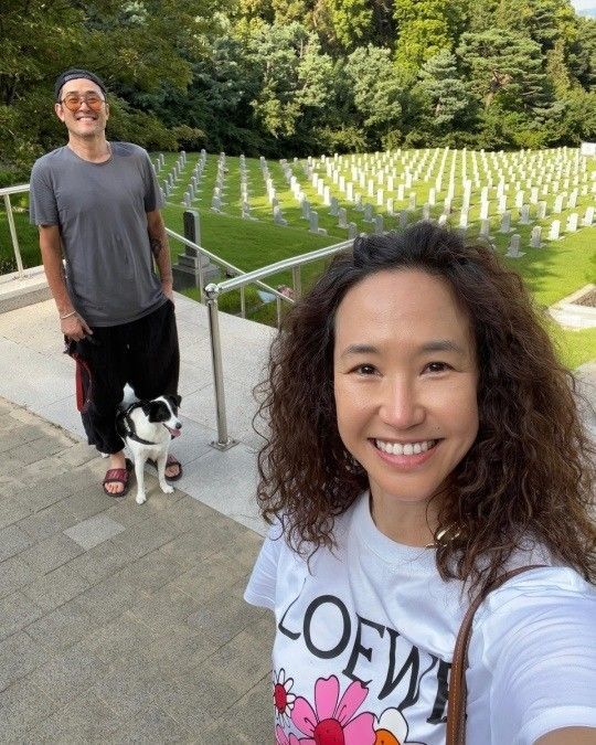 배우 최민수 강주은 부부. 사진┃강주은 SNS