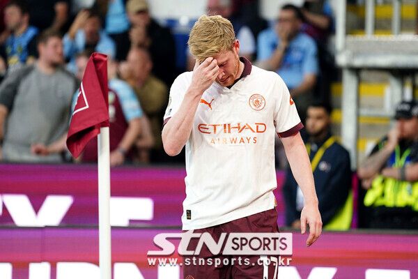 맨체스터 시티 미드필더 케빈 데 브라위너. 사진┃뉴시스/AP