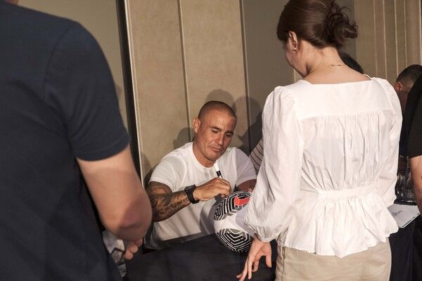 팬 미팅에서의 칸나바로. 사진┃라싱시티그룹 코리아