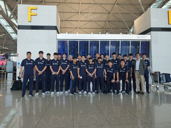 출국하는 임도헌호. 사진┃대한배구협회