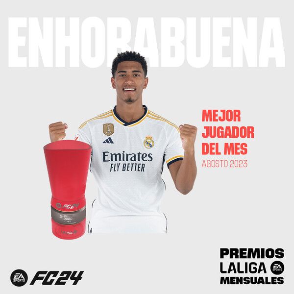 라리가 8월의 선수 주드 벨링엄. 사진┃라리가 사무국 제공