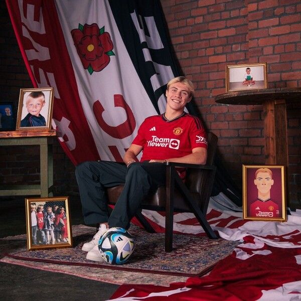 맨체스터 유나이티드에 입단이 확정된 공격수 라스무스 호일룬. 사진┃맨체스터 유나이티드