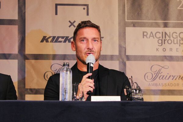 프란체스코 토티. 사진┃라싱시티그룹 코리아