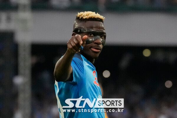 SSC 나폴리 공격수 빅터 오시멘. 사진┃뉴시스/AP