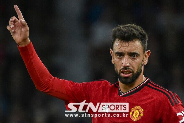 맨체스터 유나이티드 공격형 미드필더 브루누 페르난드스. 사진┃뉴시스/AP