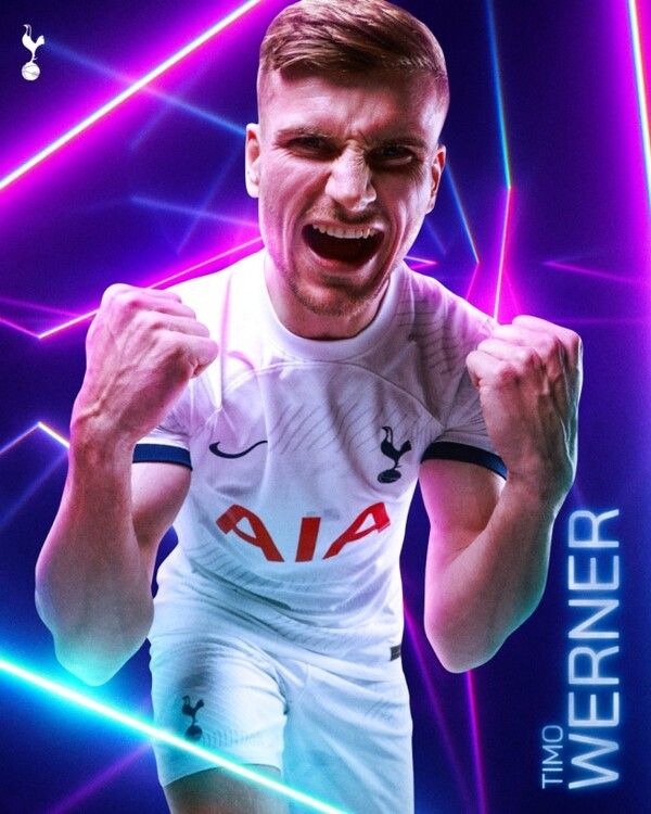 토트넘의 예상 베스트 11은 손흥민, 베르너, 데얀 쿨루셉스키, 제임스 매디슨, 로드리고 벤탄쿠르, 파페 사르, 데스티니 우도지, 미키 반 더 벤, 크리스티안 로메로, 페드로 포로, 굴리엘모 비카리오가 구성했다. 베르너는 손흥민이 아시안컵으로 빠진 상황에서 대체자로 거론되고 있지만, 공존도 가능하다는 분석이다. 사진┃토트넘 홋스퍼