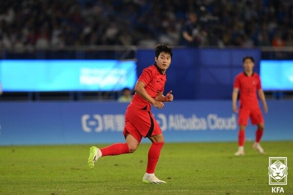 대표팀 공격형 미드필더 이강인. 사진┃KFA