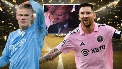 영국 매체 ‘더 선’에 따르면 홀란드 아버지는 메시가 FIFA 올해의 선수로 선정되자 분노한 모습을 보였다. 사진┃더 선