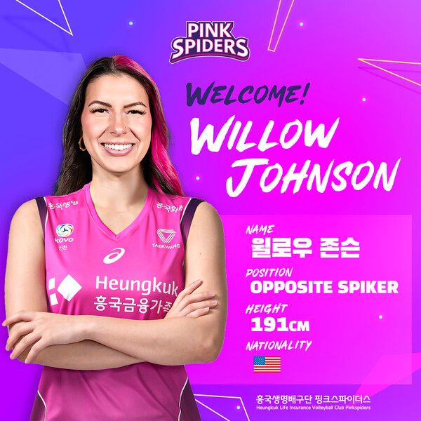 흥국생명 윌로우 존슨. 사진┃흥국생명