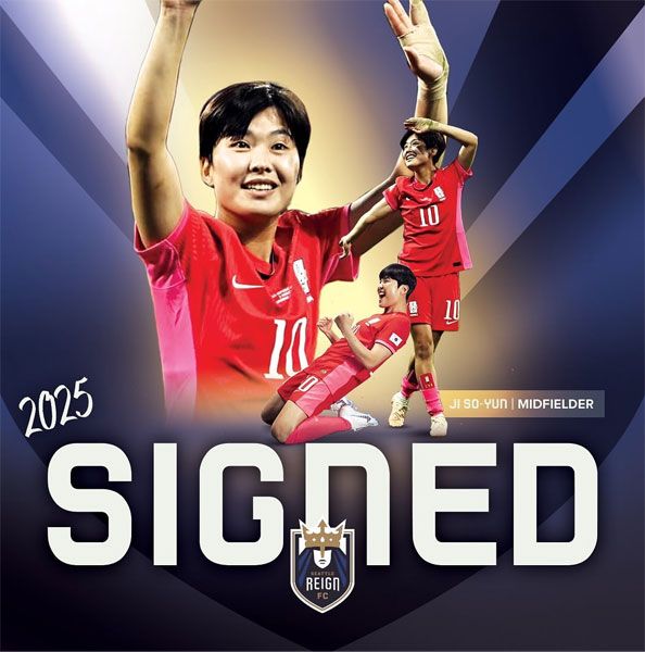 시애틀 레인은 25일(한국시간) 공식 채널을 통해 “지소연 영입을 위한 합의를 마쳤다. 비자 발급 후 곧바로 합류할 예정이다”고 발표했다. 사진┃시애틀 레인