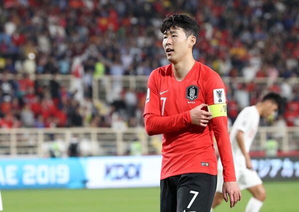 2019년 대회 당시 주장 손흥민. 사진┃뉴시스